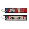 Anime SLAM DUNK Key Tag Embroidery Keychain for Motorcycles Cool Men Women Key Fobs Holder Keyring 1 - Slam Dunk Store