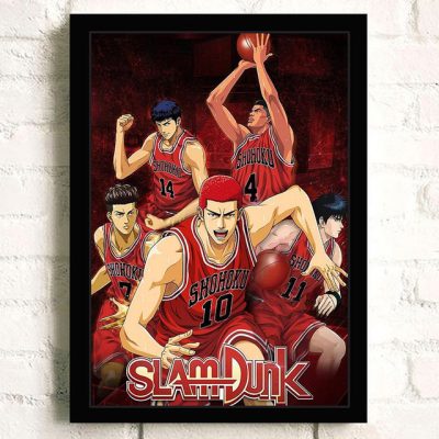 Japan abstract Anime figure SLAM DUNK wall art Home Decor Nursery Kids Room poster Cartoon Painting 11.jpg 640x640 11 - Slam Dunk Shop
