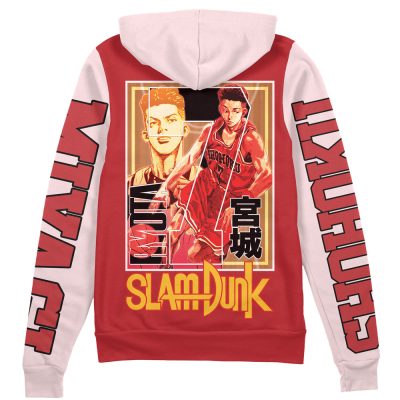 miyagi Zip Hoodie Back Mockup - Slam Dunk Shop